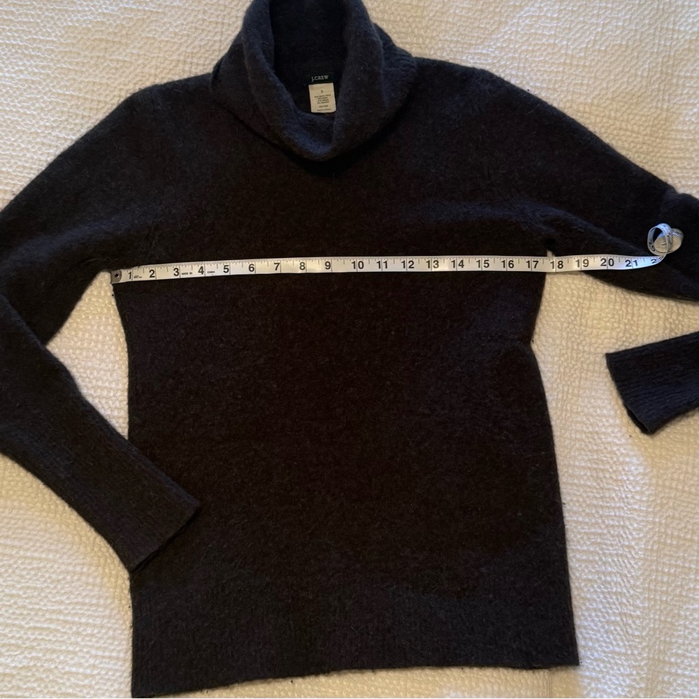 J. Crew | Black Turtleneck Wool Blend Sweater | Size Small - Picture 3 of 5